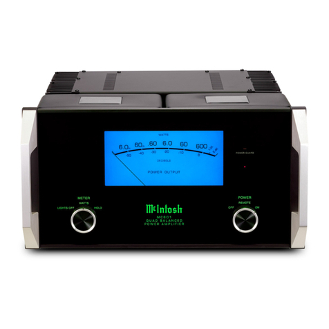 McIntosh MC601 owner's manual