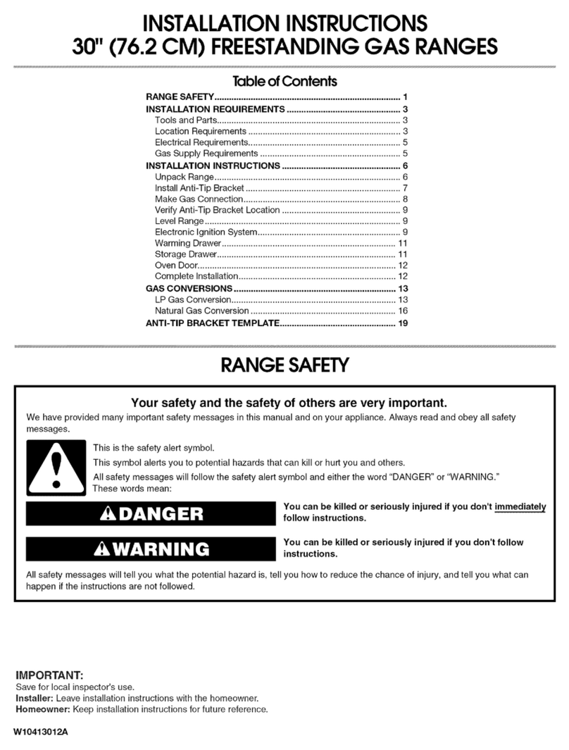 Amana AGR6011VDW3 User manual Amana AGR6011VDW3 User manual