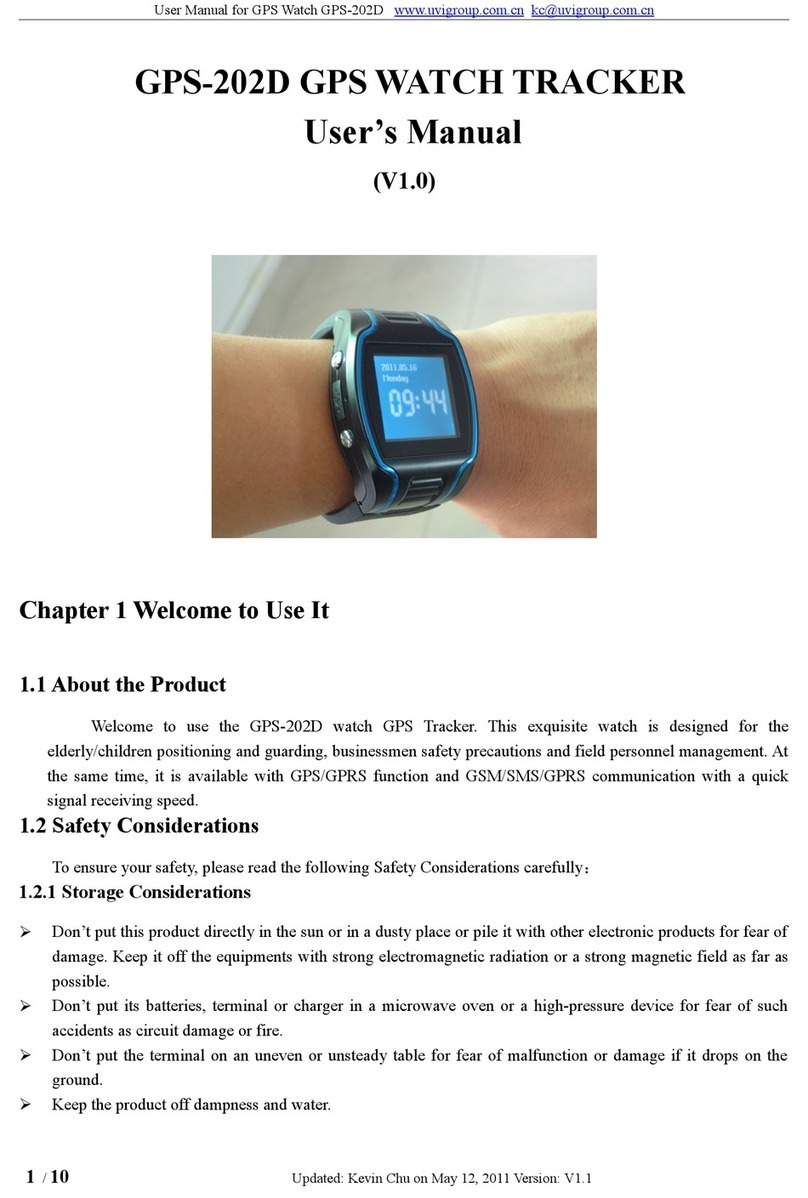 UVI Group GPS-202D user manual
