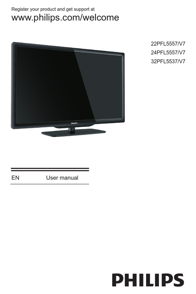 Philips 22PFL5557/V7 User manual