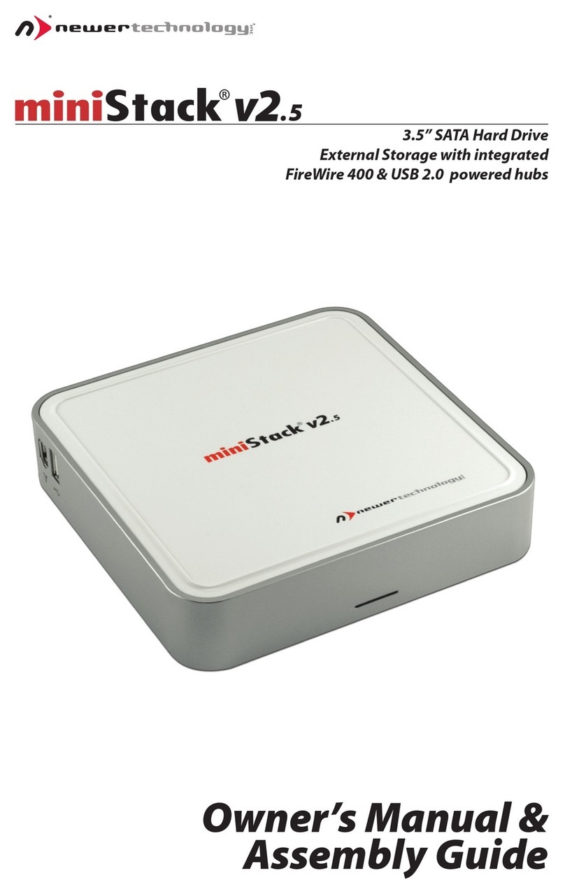 Newer Technology miniStack V2.5 Owner's manual & assembly guide
