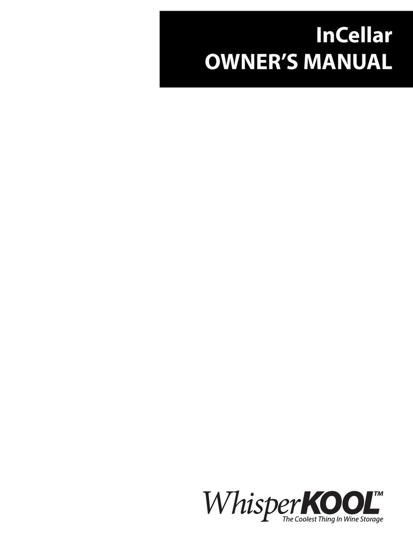 WHISPER KOOL InCellar 8000 Low Speed User manual