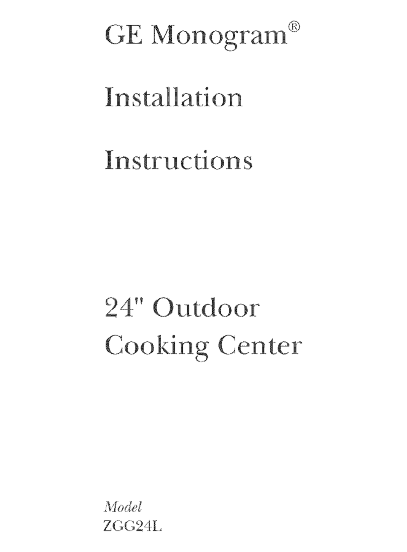 GE Monogram ZGG24L User manual