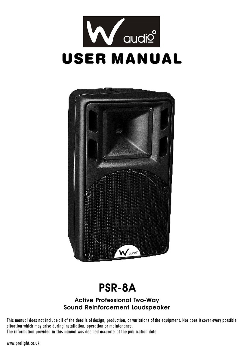 Waudio PSR-8A user manual Waudio PSR-8A user manual