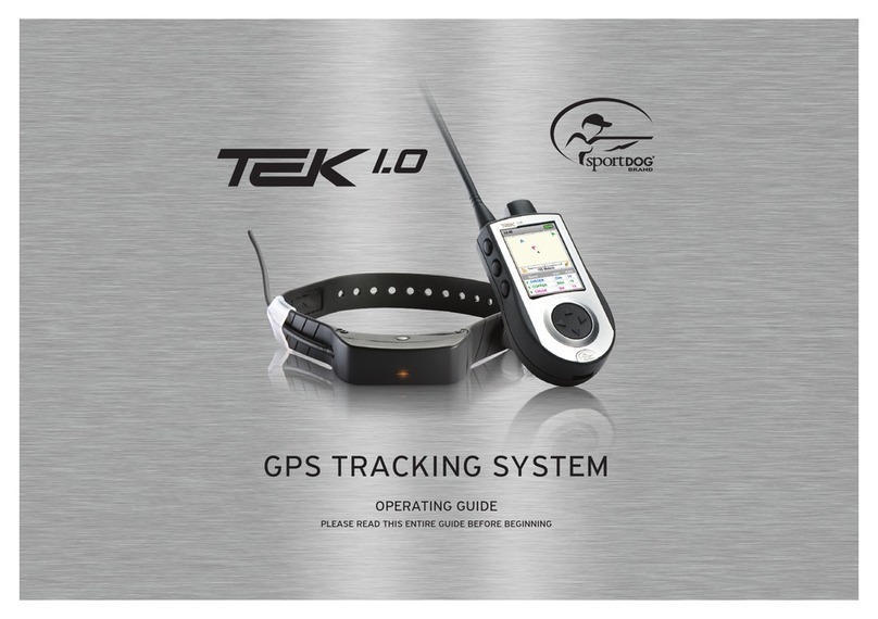 SportDOG tek 1.0 operating guide