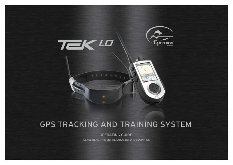 SportDOG tek 1.0 operating guide
