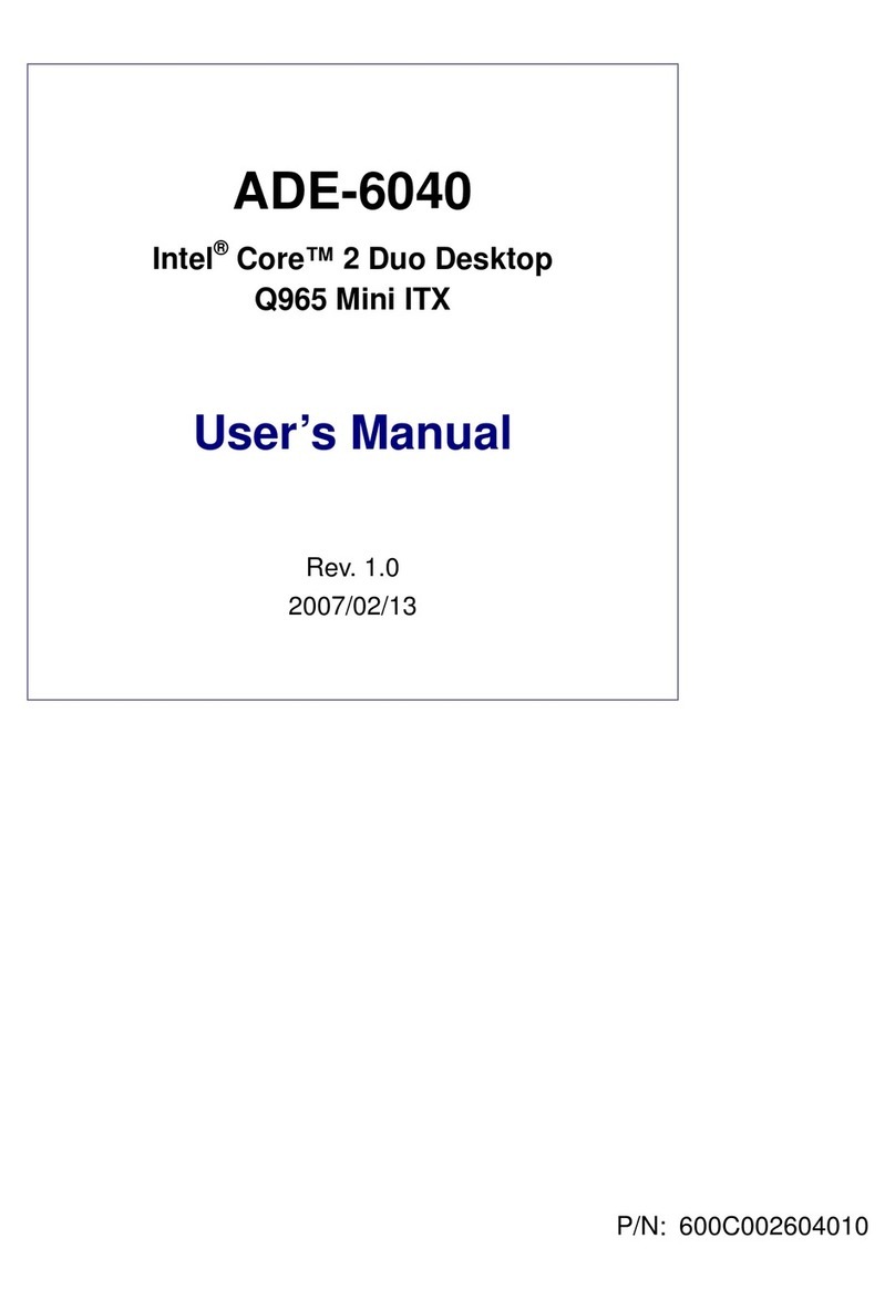 Industrial Computers ADE-6040 user manual