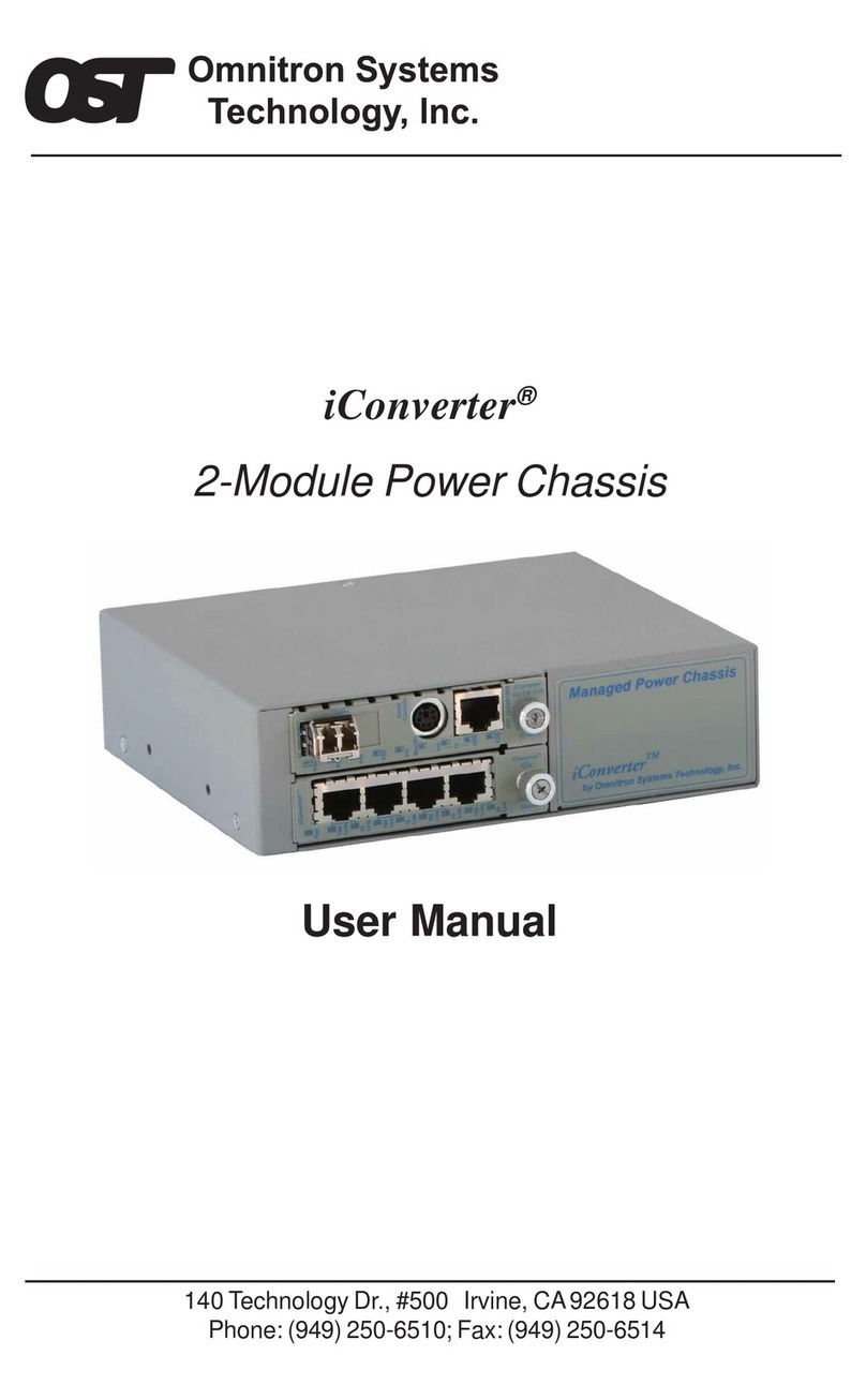 Omnitron Systems Technology iConverter user manual
