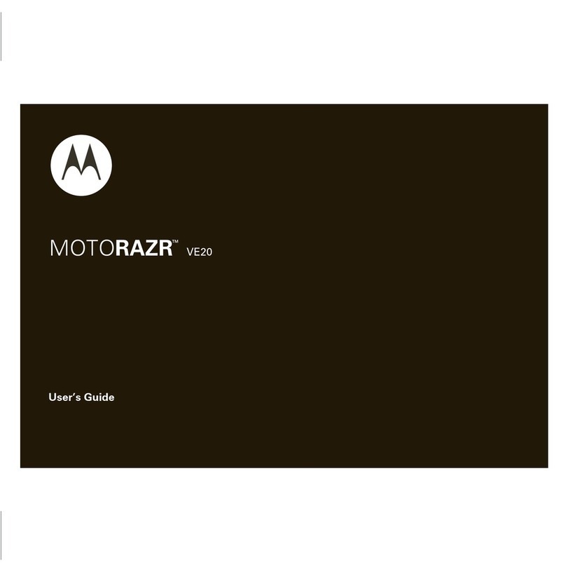 Motorola MOTORAZR VE20 User manual