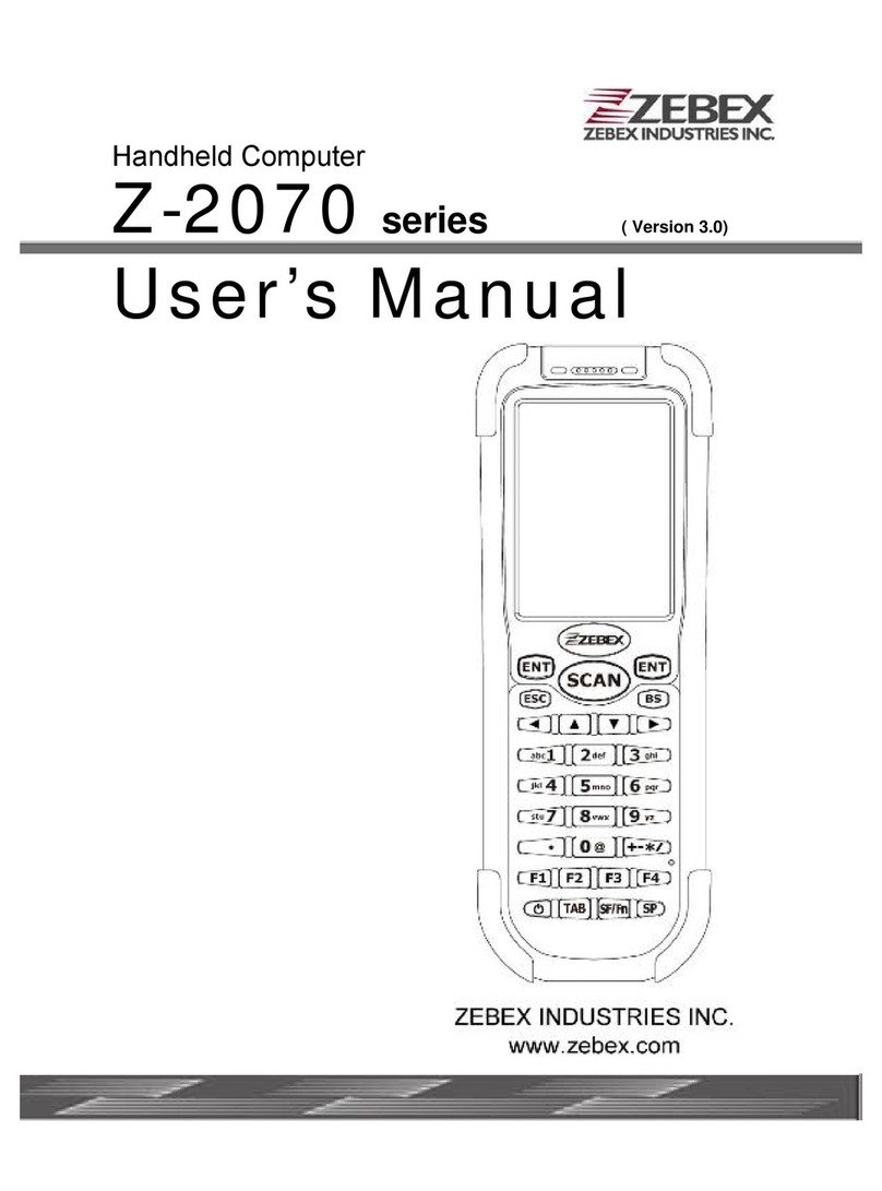 Zebex Z-2070 series user manual