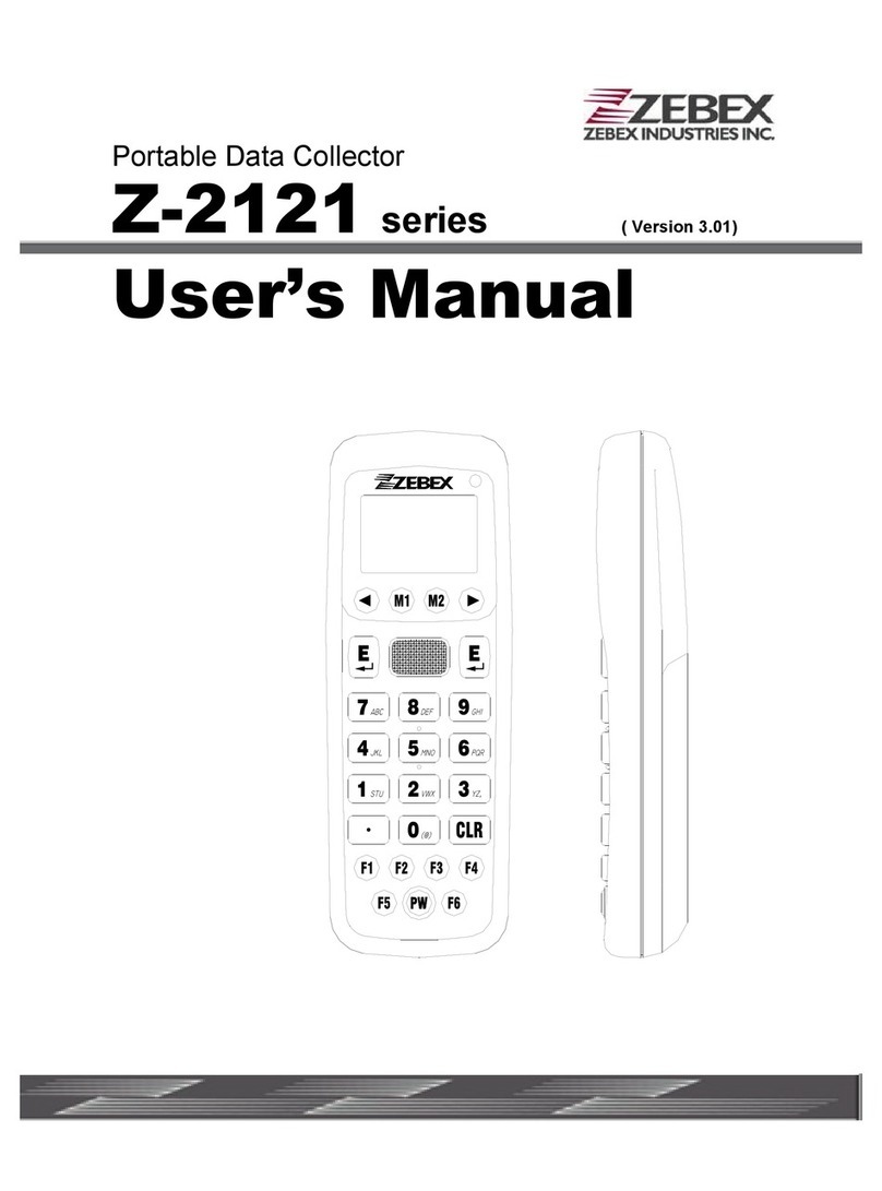 Zebex Z-2121 series User manual