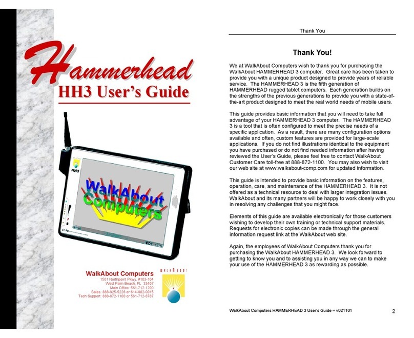 WalkAbout Hammerhead 3 user guide