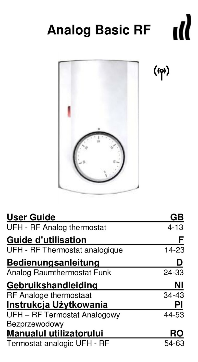 Purmo Analog Basic RF User manual