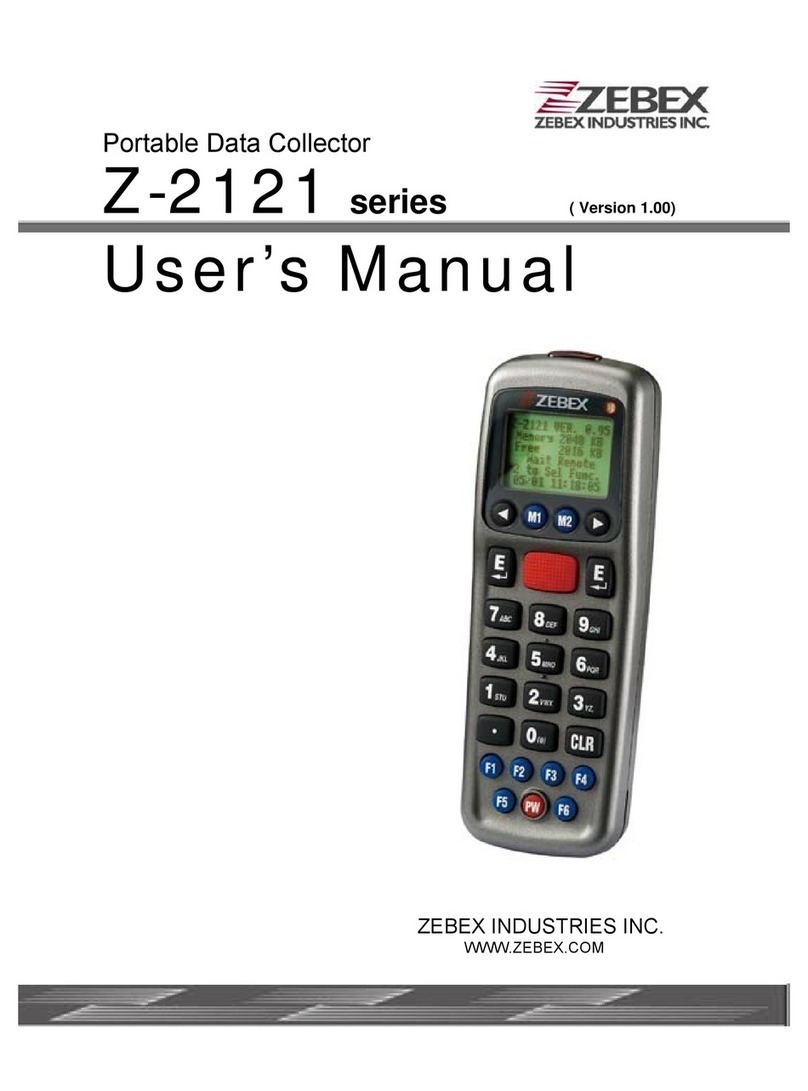 Zebex Z-2121 series User manual