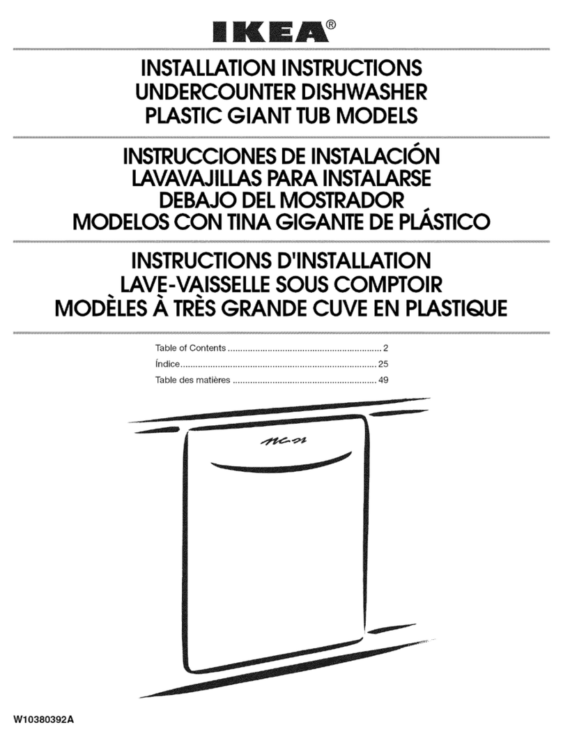 IKEA IUD3100BW2 installation instructions