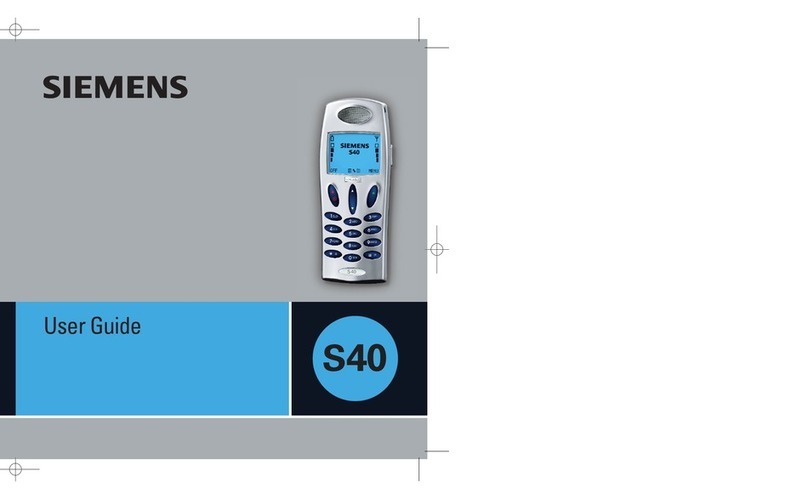 Siemens S40 User manual