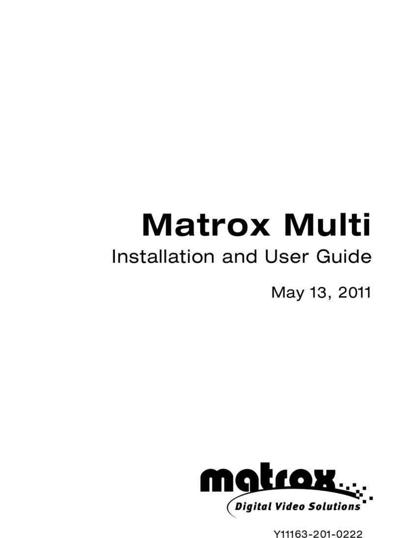 Matrox Multi User manual Matrox Multi User manual
