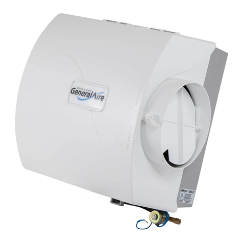 GeneralAire 1099LHS installation instructions