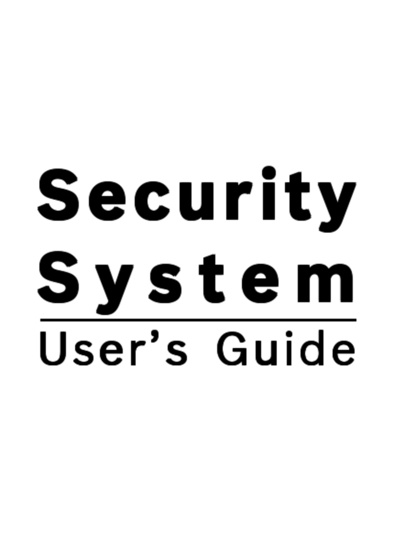 Bosch Security Systems user guide
