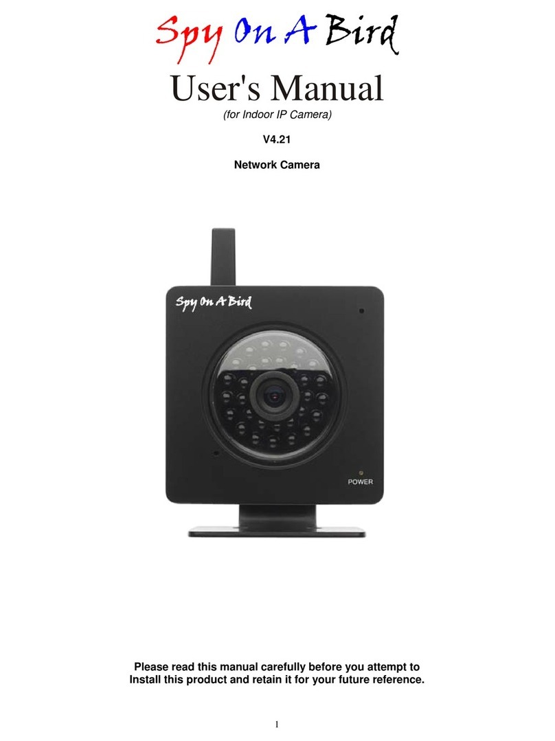 Spy On A Bird Network Camera user manual