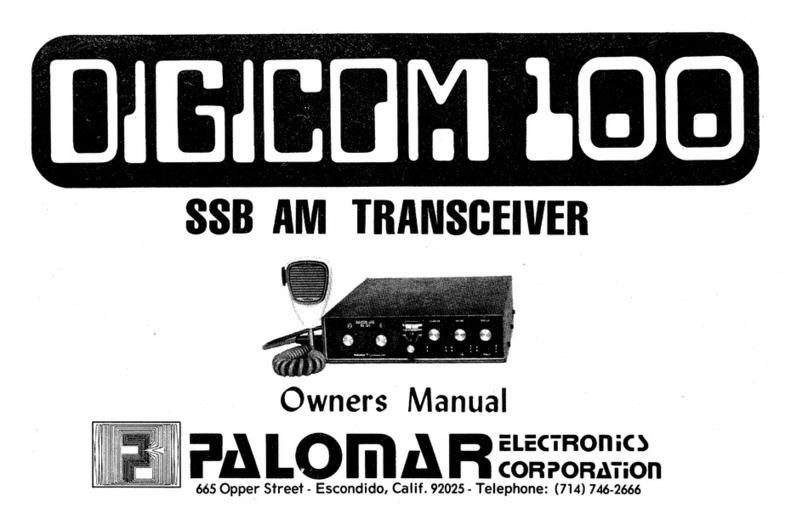 Palomar Digicom 100 owner's manual