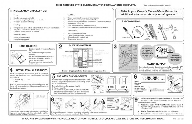 Frigidaire FRS6LF7FWC User manual