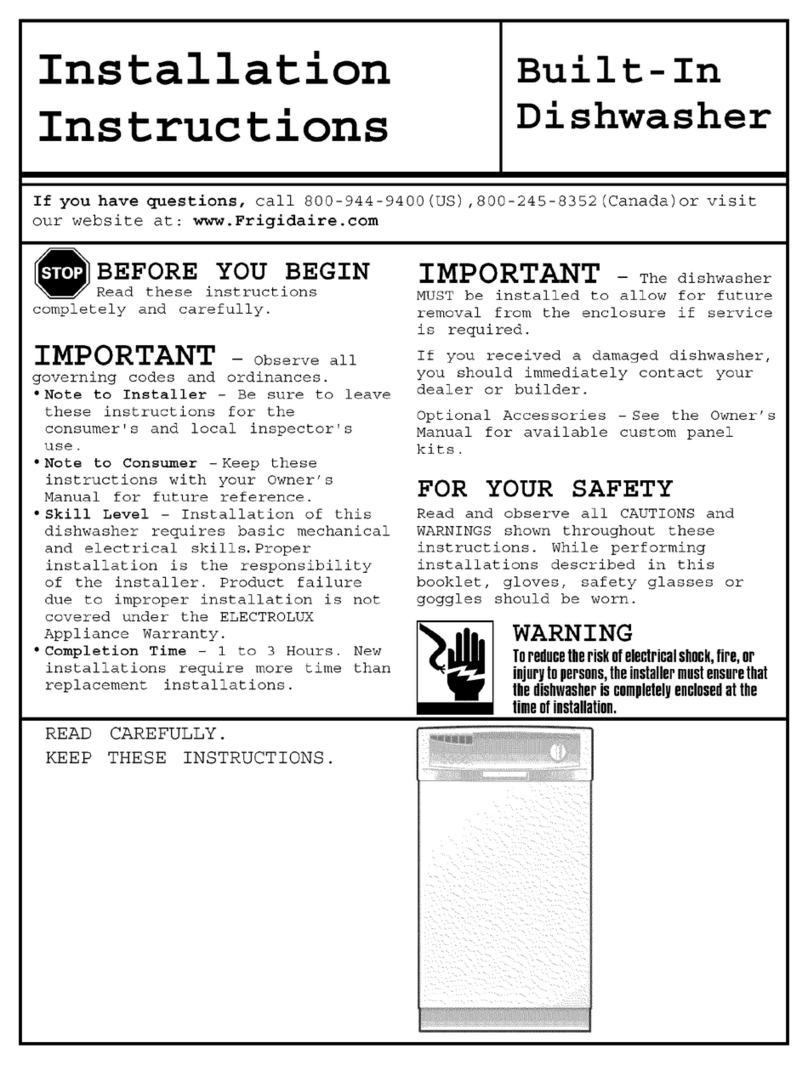 Frigidaire FMB330RGS0 User manual