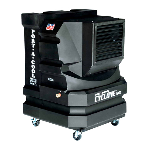 Port A Cool Cyclone 3000 PAC2KCYC01 User manual