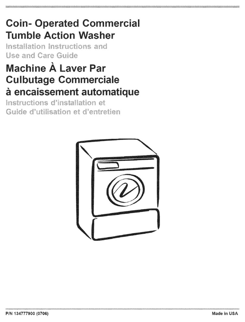 Frigidaire CTF140FS2 Installation instructions and use and care guide
