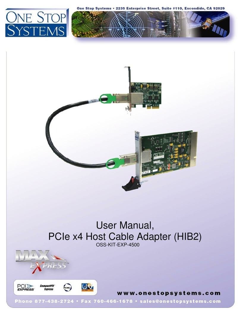 One Stop Systems Max Express OSS-KIT-EXP-4500 user manual