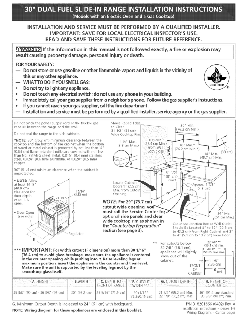 Frigidaire CFCS372DC2 User manual