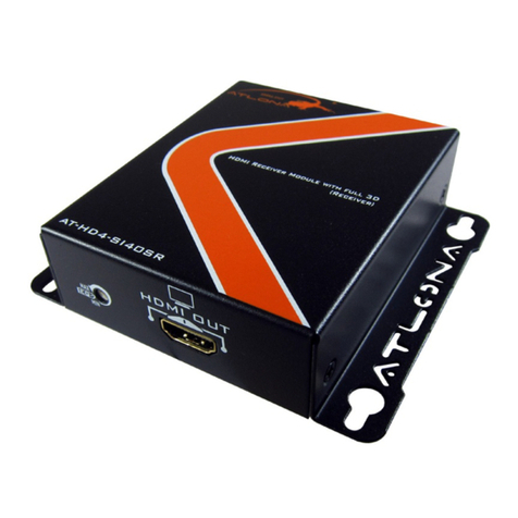 Atlona AT-HD4-SI40SR User manual