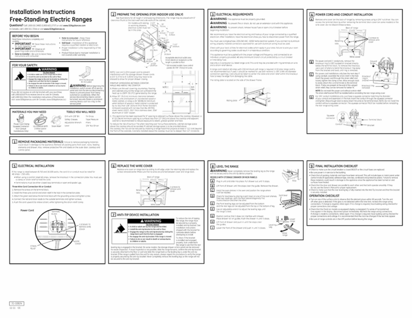 GE JBP35SIM3SS User manual