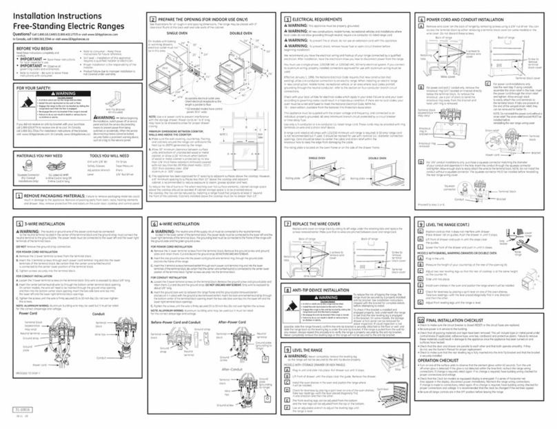 GE JB695EF1ES User manual
