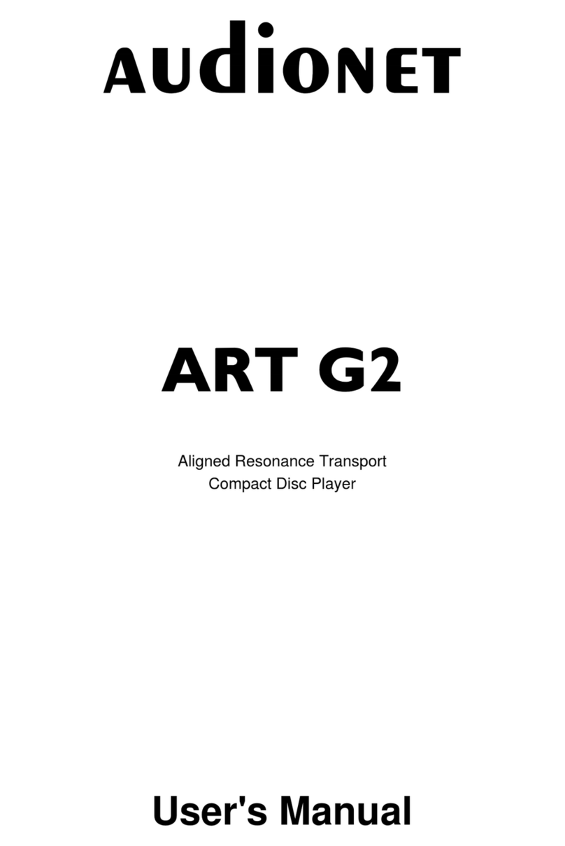 Audionet ART G2 User manual