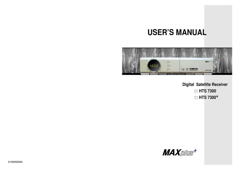 MAX Plus HTS 7300 user manual