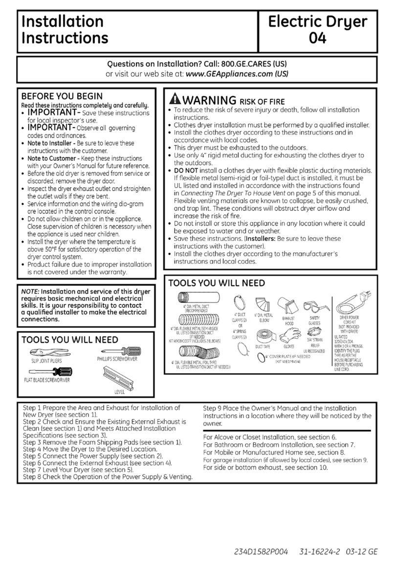 GE GTD User manual