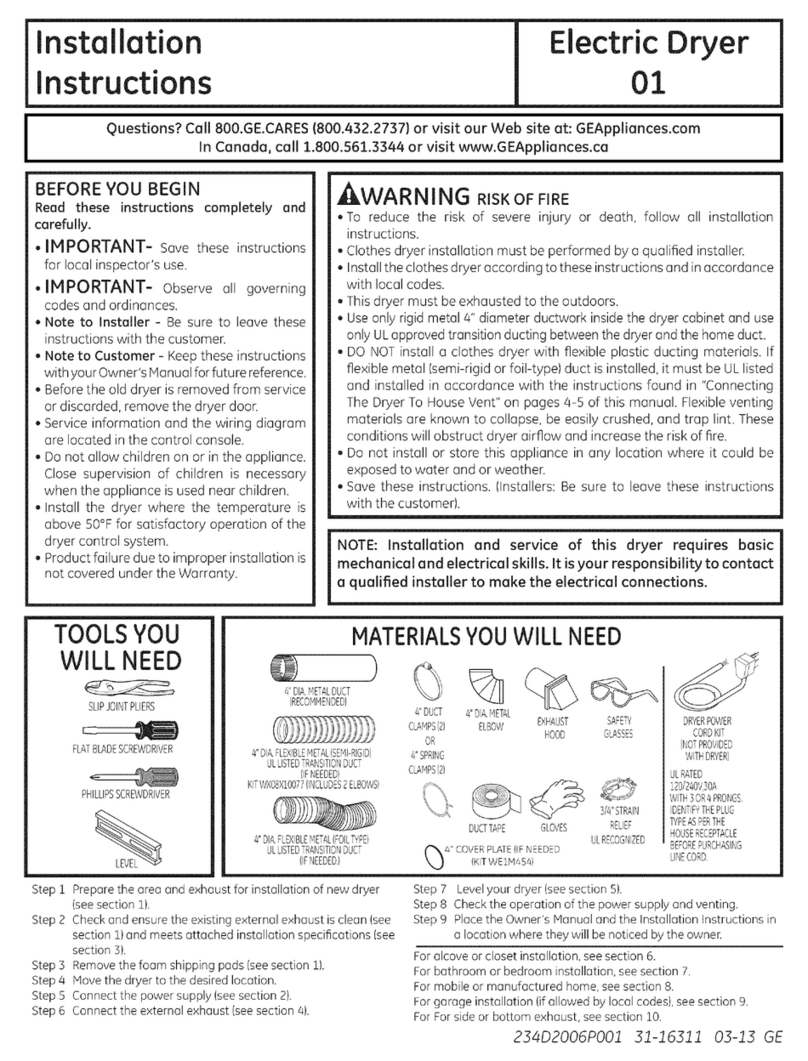 GE DNCD450EGBWC installation instructions