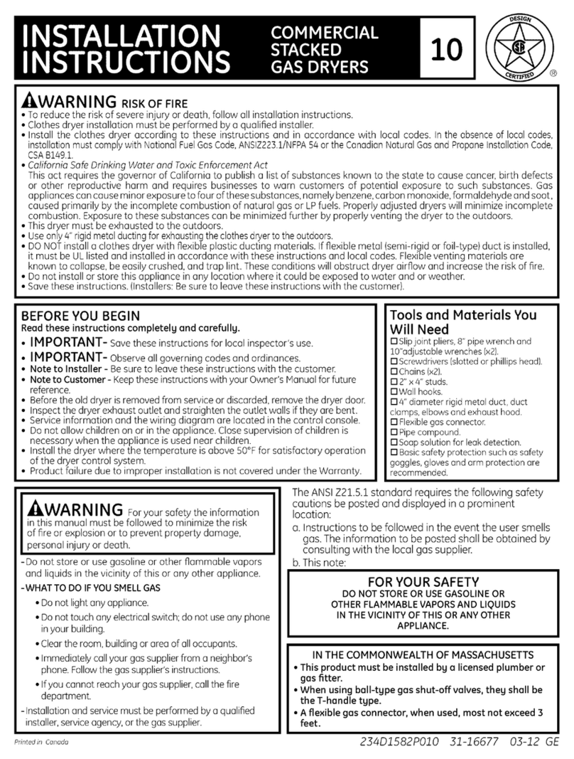 GE DDC4500T5WH User manual