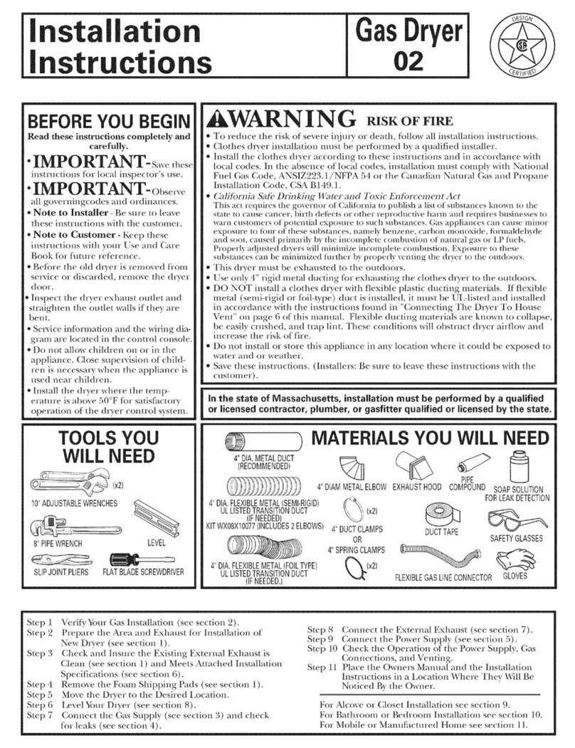 GE DMCD330GH1WC User manual