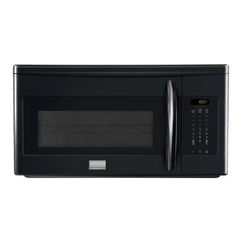Frigidaire FFMV162LSA User manual