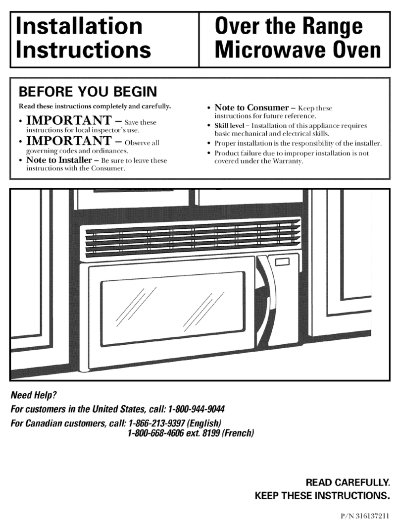Frigidaire FMV145KB2 User manual