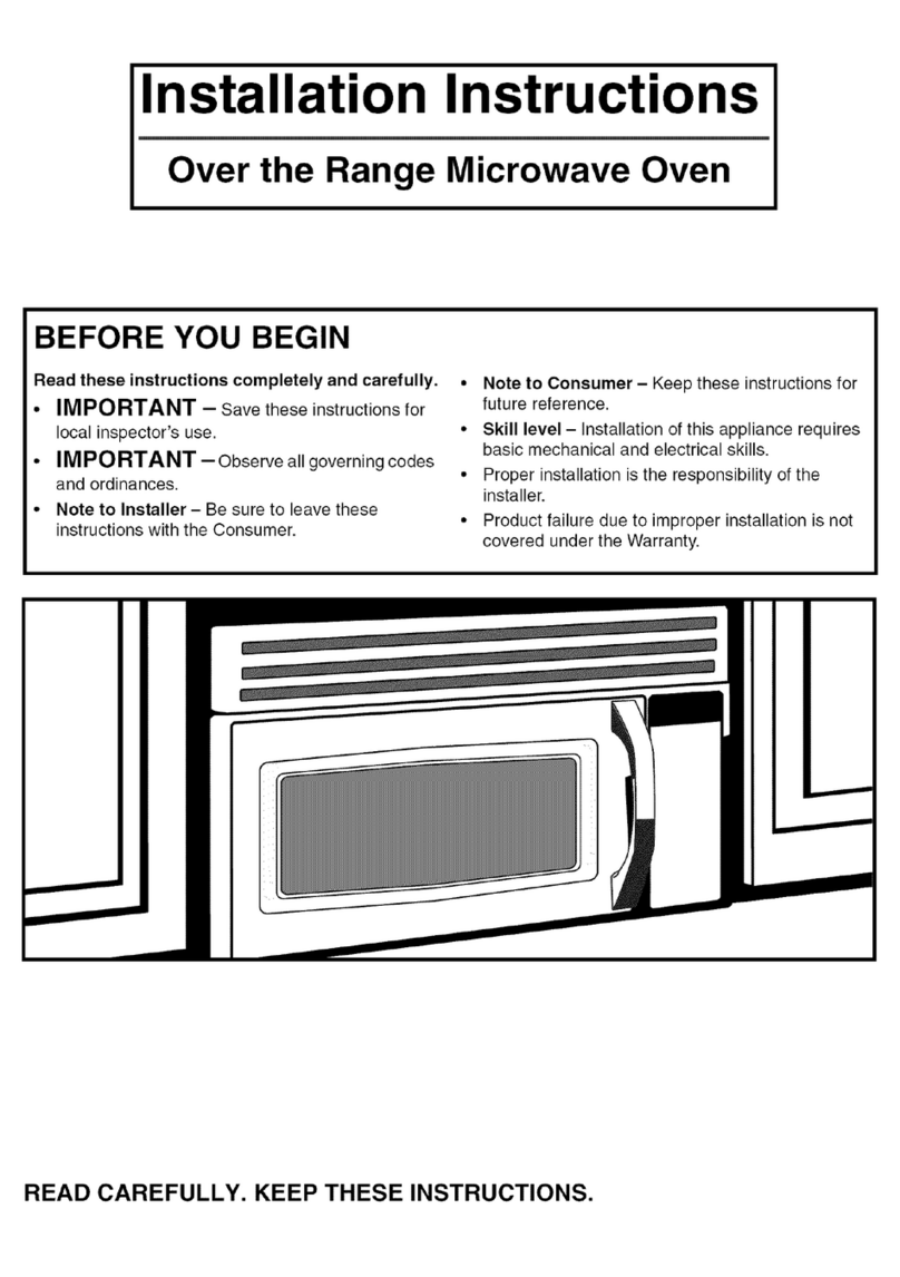 Frigidaire LEVM30FE User manual
