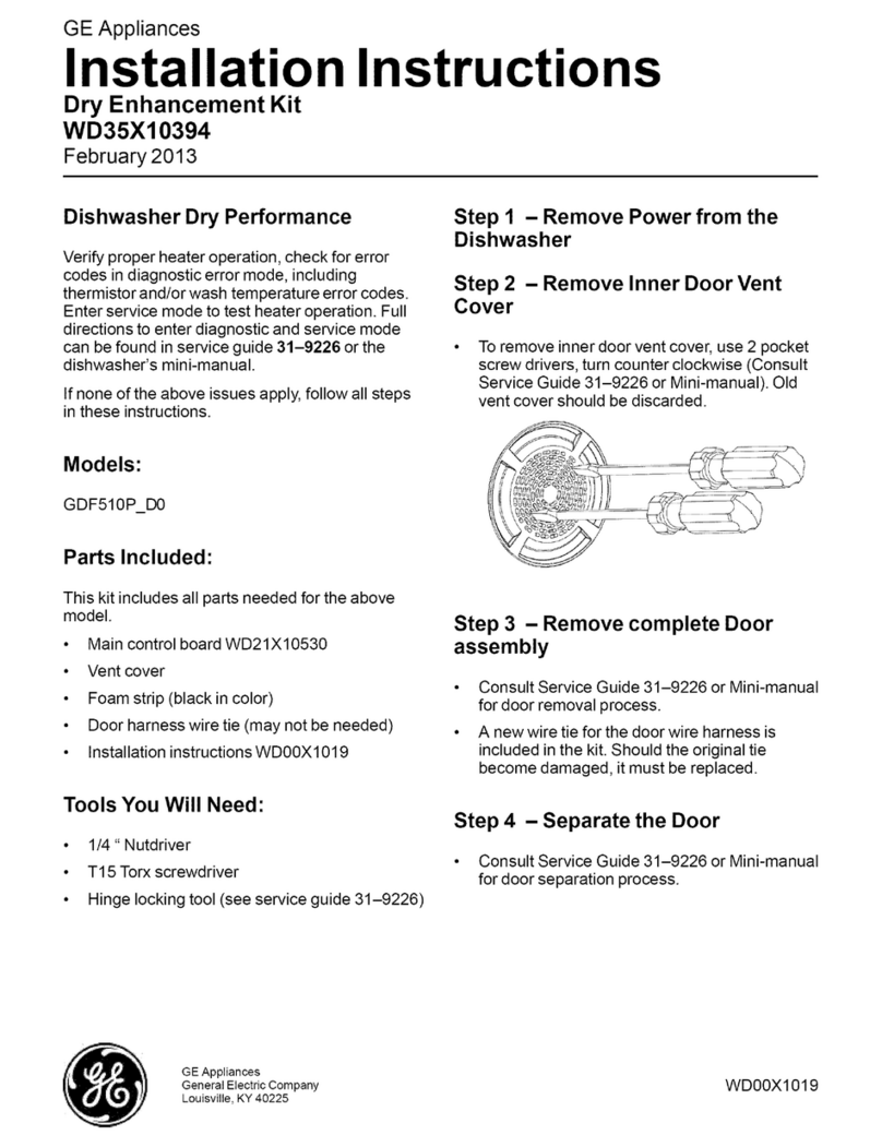 GE WD35X10394 User manual