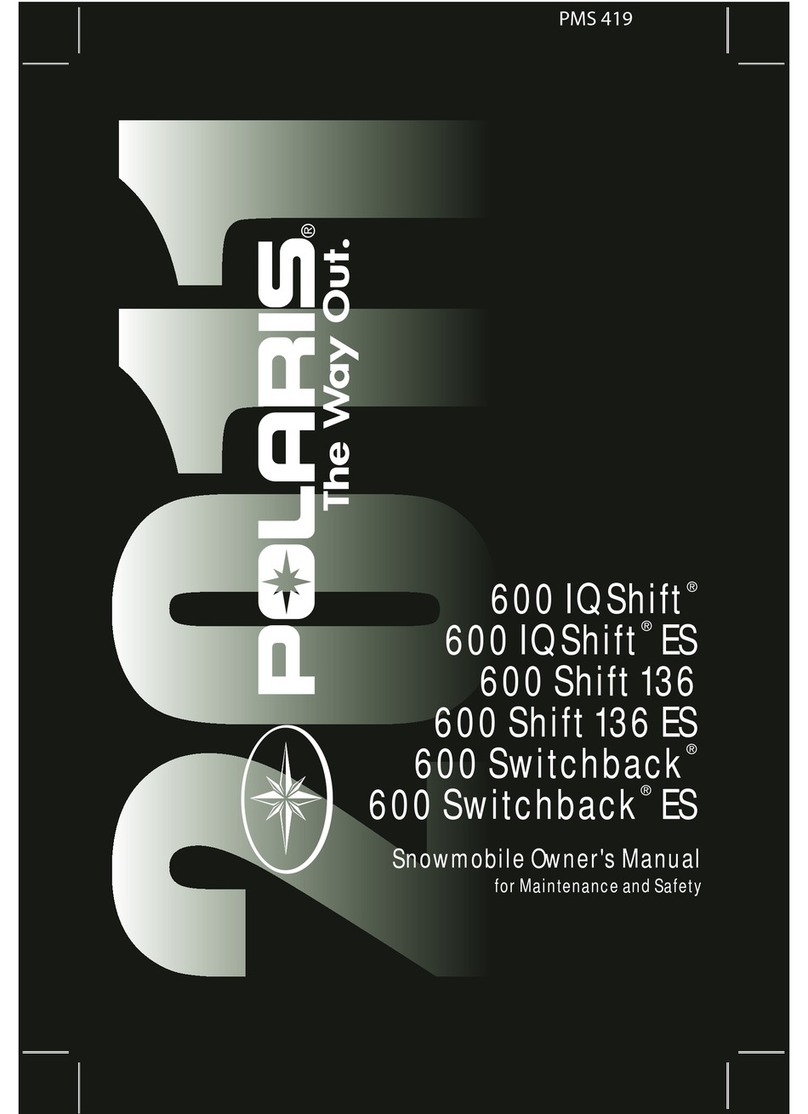 Polaris 600 IQ ES User manual Polaris 600 IQ ES User manual