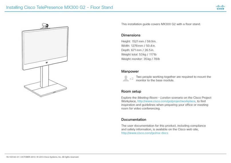 Cisco MX300 G2 Instruction Manual