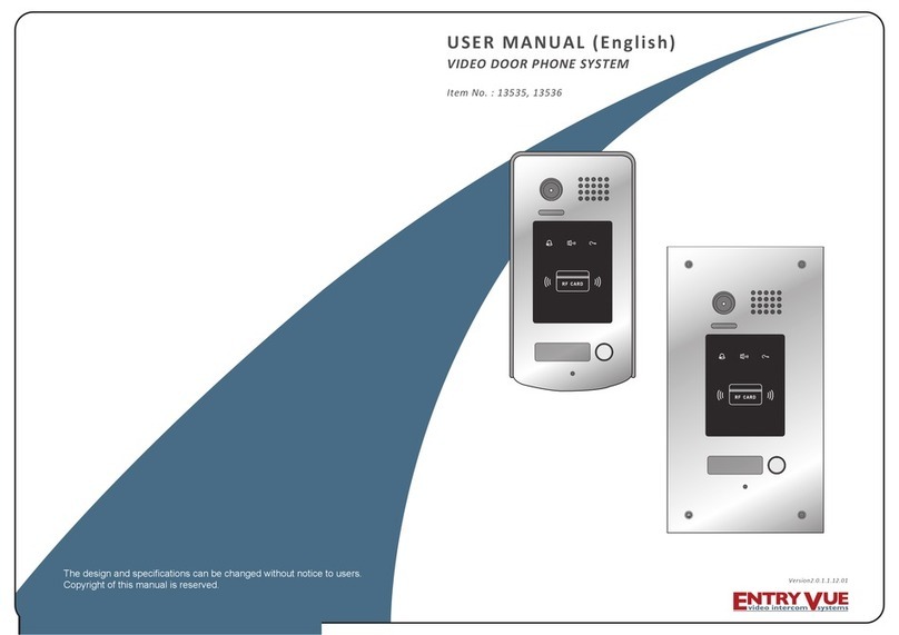 Entryvue 13535 user manual