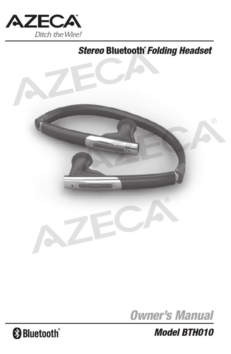 AZECA BTH010 owner's manual