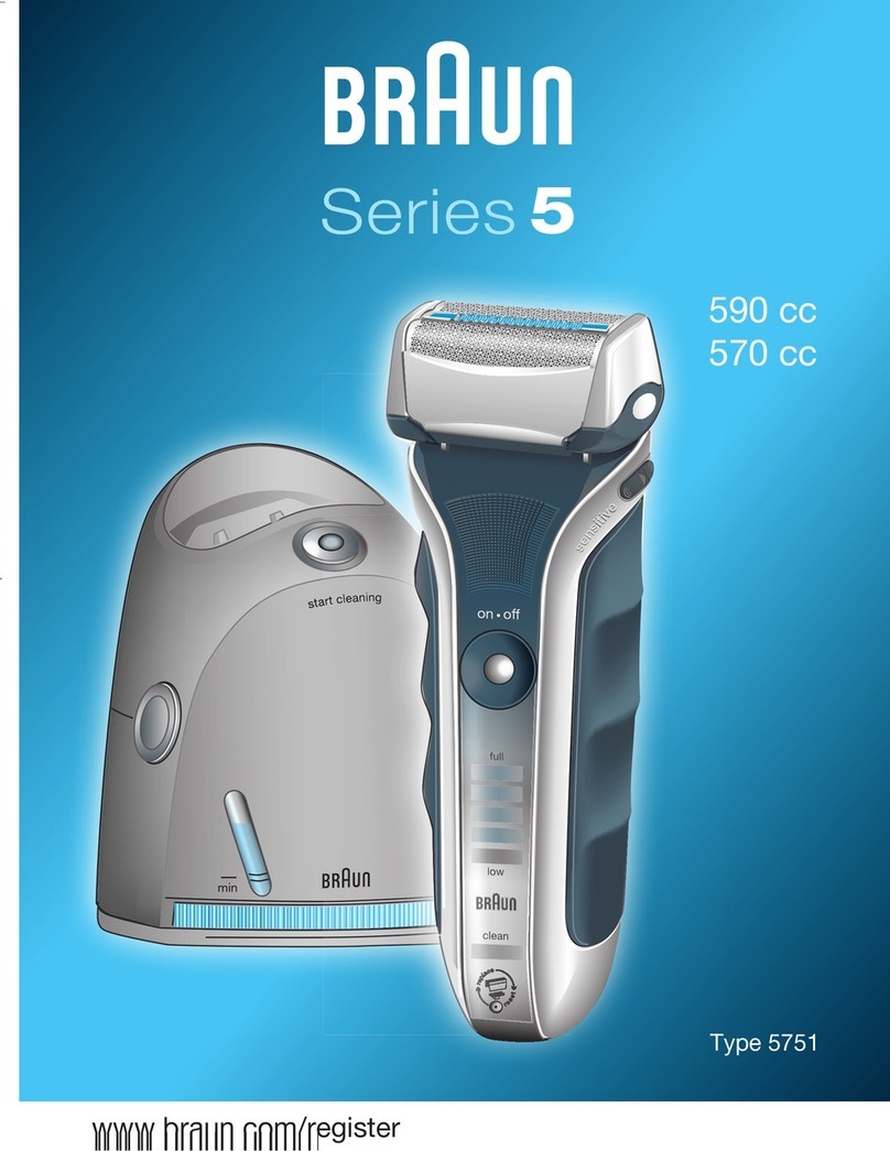 Braun 590 cc User manual
