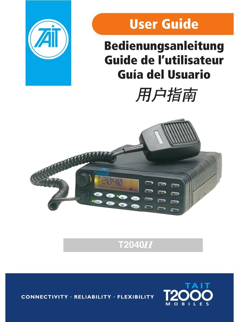 Tait T2040II User manual